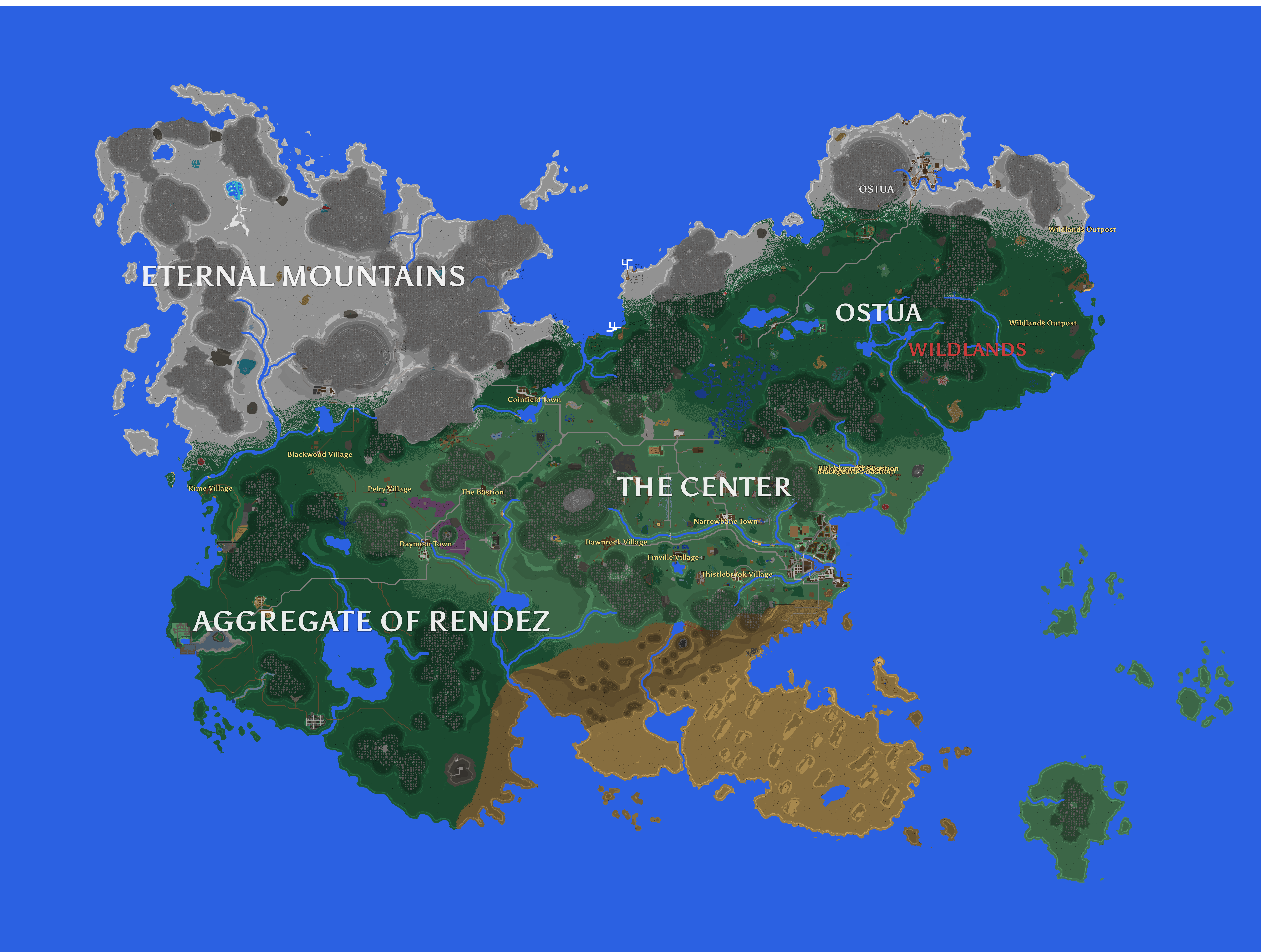 Ethyrial world map